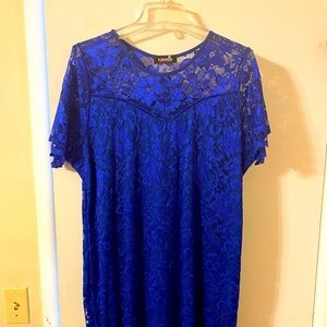 Nouvelle Royal blue bodycon dress. Size 16.